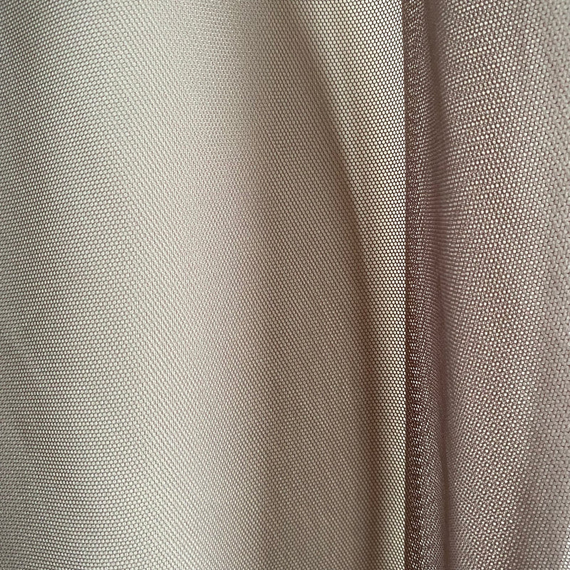 Recycled Stretch Mesh / Powernet with ROICA™ EF - Fossil Taupe - 0.5 metre