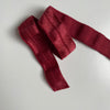 15mm Fold Over Elastic - Maroon Red