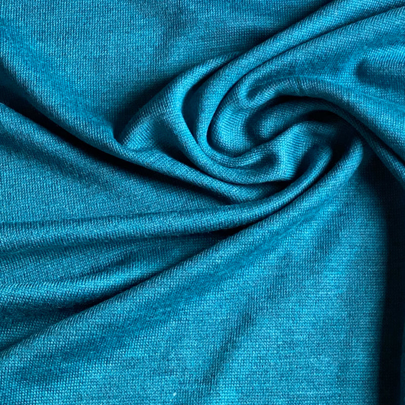 Fine Merino Knit - Petrol - 0.5 metre