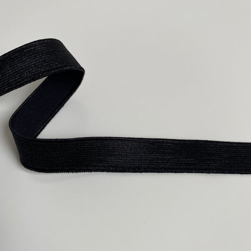 12mm Bra Strap Elastic - Black