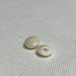 Corozo Shank Button - Ivory White (9mm)