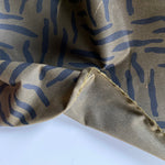 Oilskin Fabric - Khaki Abstract - Priced per 0.5 metre