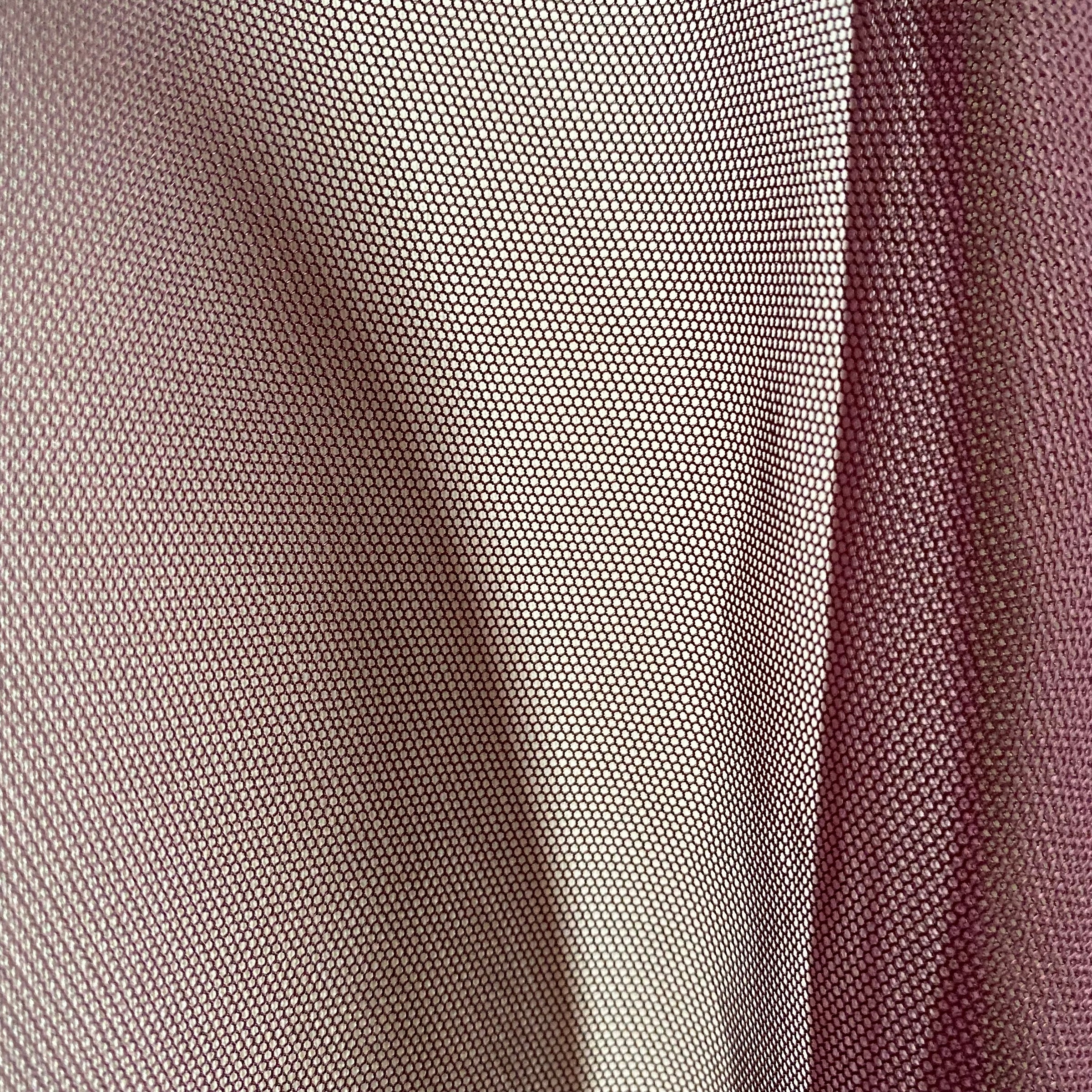Recycled Stretch Mesh / Powernet with ROICA™ EF - Merlot - 0.5 metre ...