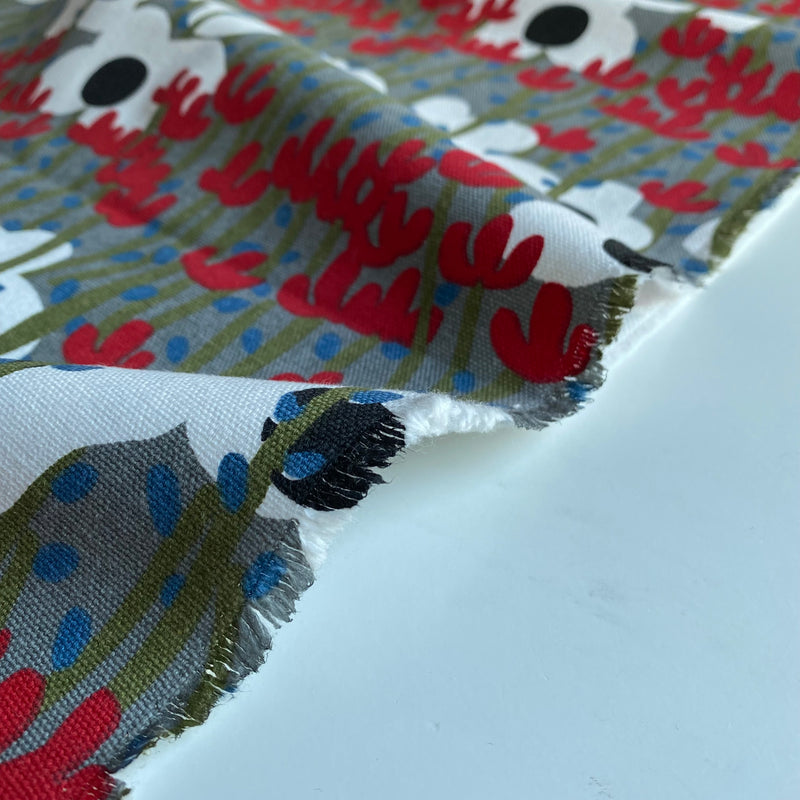 Organic Cotton Duck Canvas by Cloud9 - On the Hill - 0.5 metre