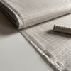 Organic Cotton Fabric - Light Grey / Stripes - 0.5 metre