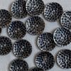 Old Silver Metal Button - Hammered (23mm)