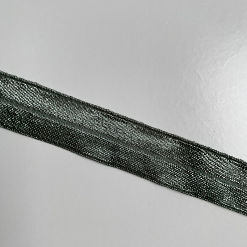 15mm Fold Over Elastic - Sage Green