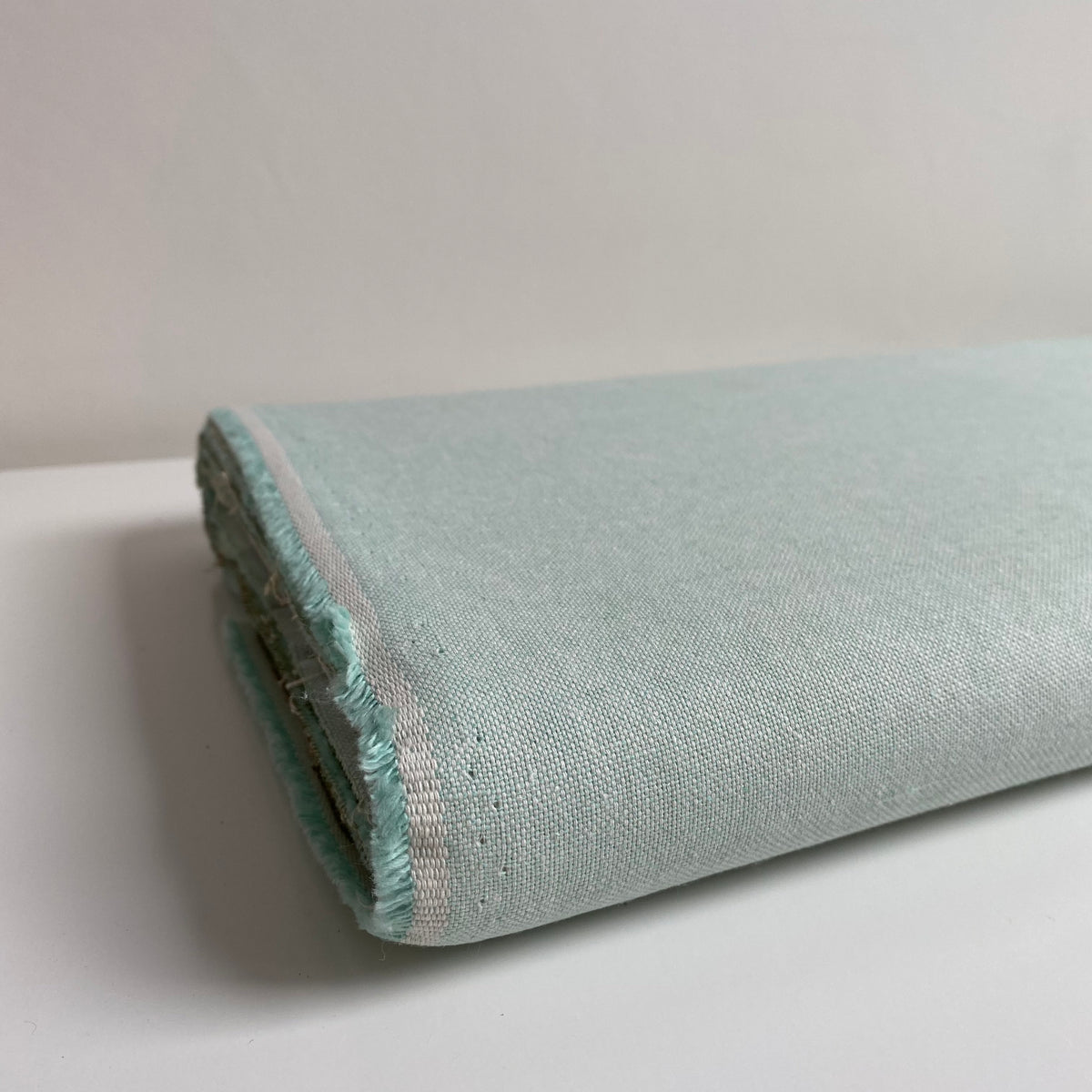 Recycled Canvas Fabric - Aqua - Priced per 0.5 metre