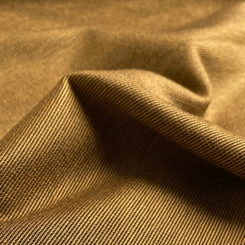 Textured Ponte with TENCEL™ Lyocell fibres - Mustard - 0.5 metre