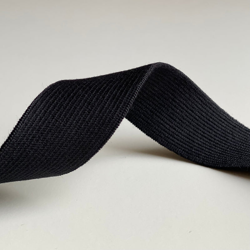 Organic Elastic - 28mm - Available in Ecru and Black