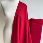 Enzyme Washed Linen - Cherry Red - 0.5 metre