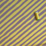 French Terry (looped back) - Lemon Candy Cane - 0.5 metre