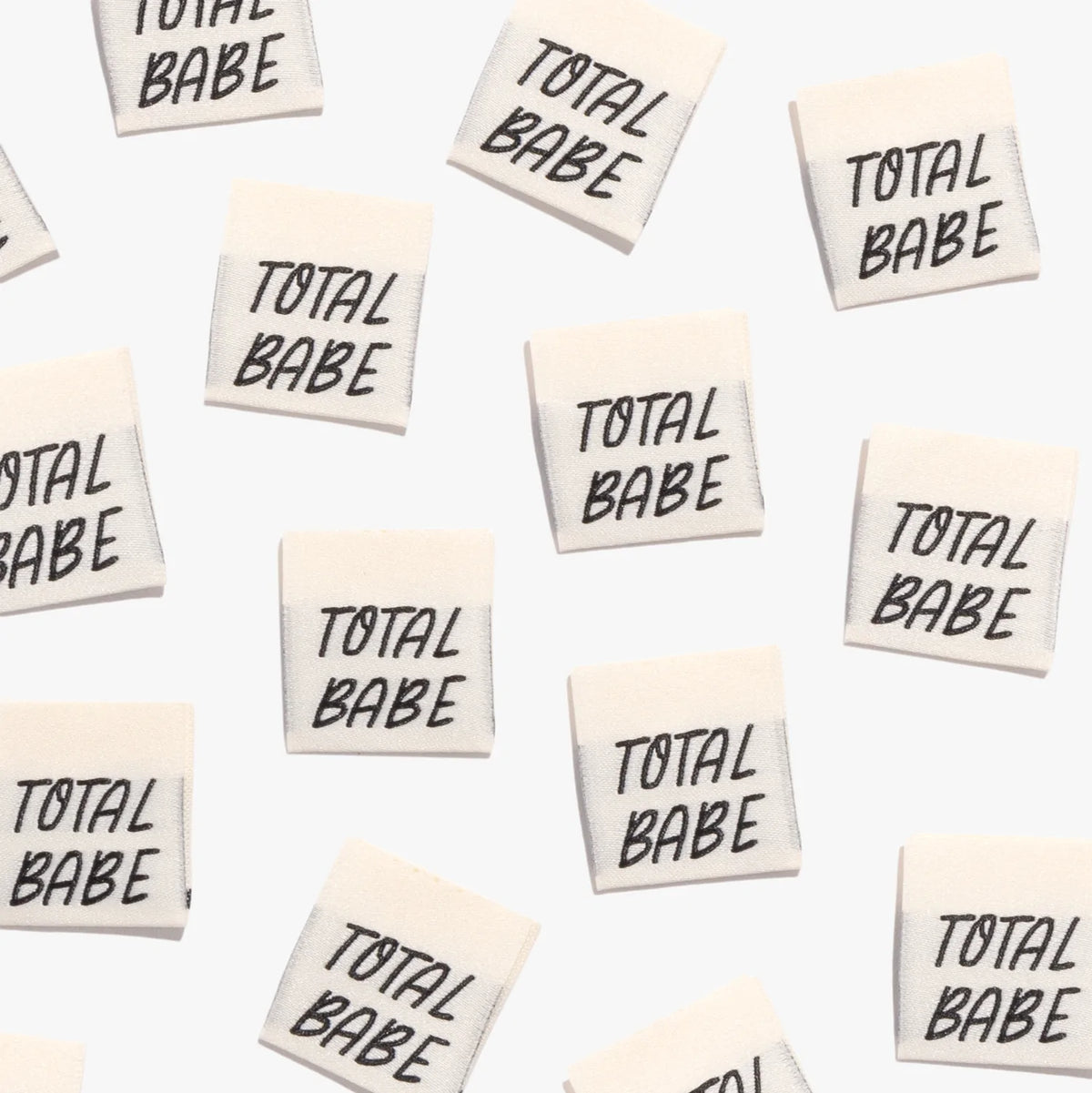 TOTAL BABE - Pack of 10 Woven Labels