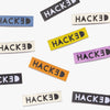 HACKED - Pack of 10 Woven Labels