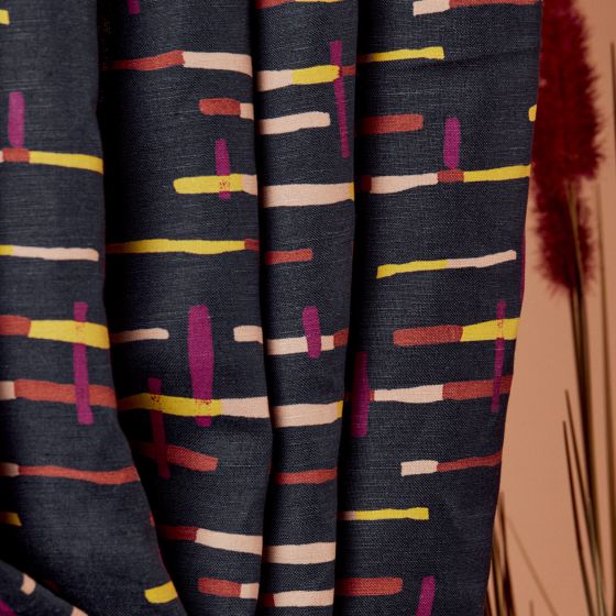 Loom Night - Linen Viscose fabric with Lenzing™️ EcoVero™️ fibres - Atelier Brunette - 0.5 metre