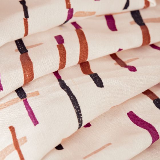 Loom Off-White - Linen Viscose fabric with Lenzing™️ EcoVero™️ fibres - Atelier Brunette - 0.5 metre