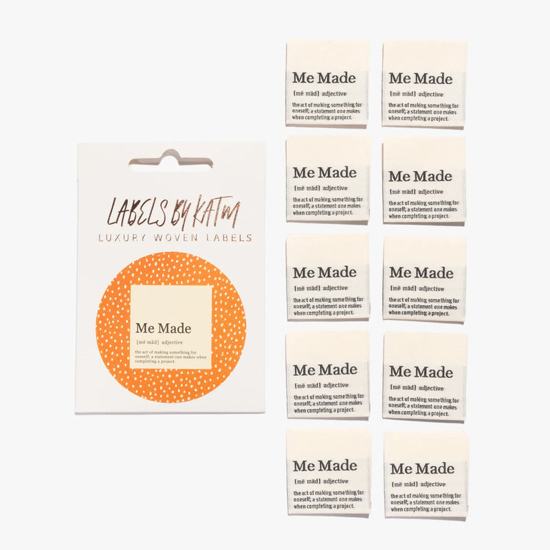ME MADE Definition - Pack of 10 Woven Labels