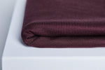 Textured Ponte with TENCEL™ Lyocell fibres - Maroon - 0.5 metre