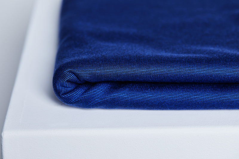Textured Ponte with TENCEL™ Lyocell fibres - Lapis - 0.5 metre