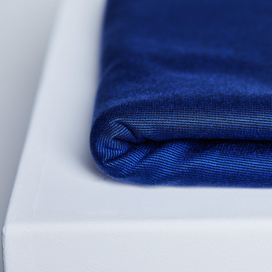 Textured Ponte Fabric with TENCEL™ Lyocell fibres - Lapis - Priced per 0.5 metre