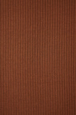 Derby Ribbed Jersey with TENCEL™ Modal Fibres - Pecan - 0.5 metre