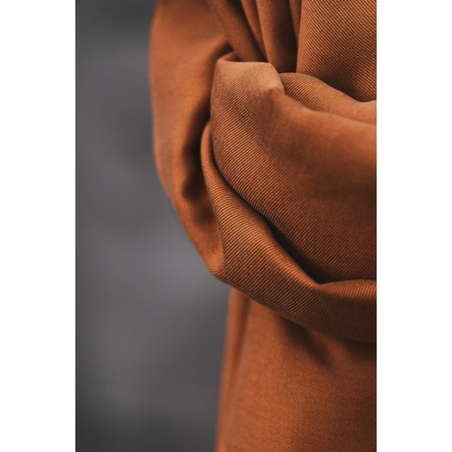 Smooth Drape Twill with TENCEL™ Lyocell fibres - Rust - 0.5 metre