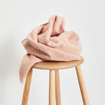 Organic Selanik Knit Fabric - Rose - 0.5 metre
