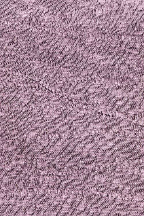 Organic Slub Jacquard Knit - Lilac - 0.5 metre
