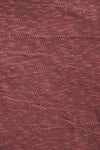 Organic Slub Jacquard Knit - Rosewood - 0.5 metre