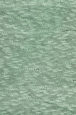 Organic Slub Jacquard Knit - Sage Green - 0.5 metre