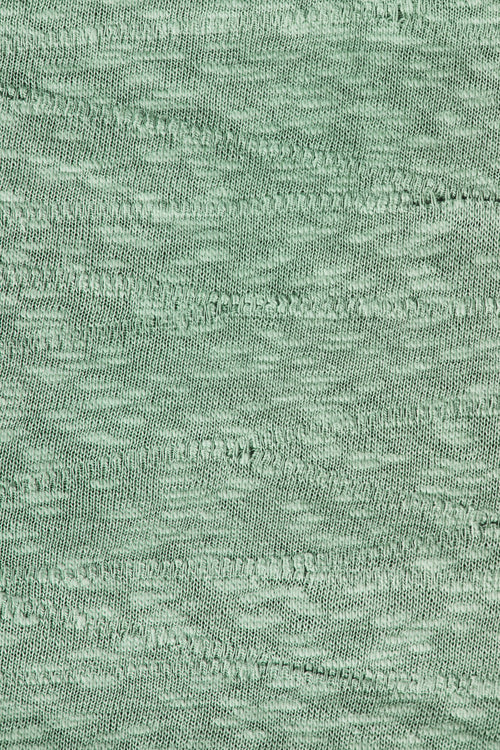 Organic Slub Jacquard Knit - Sage Green - 0.5 metre