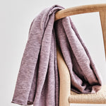 Organic Slub Jacquard Knit - Lilac - 0.5 metre