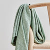 Organic Slub Jacquard Knit - Sage Green - 0.5 metre