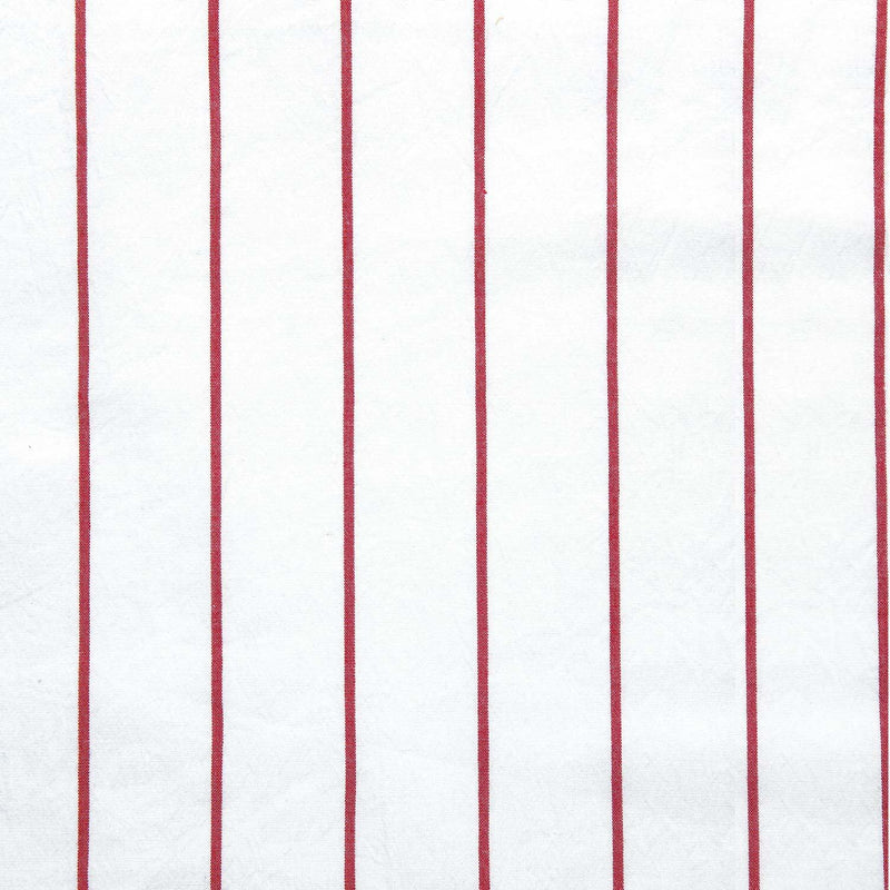 Nautic Stripes Cotton - Red, White - 0.5 metre