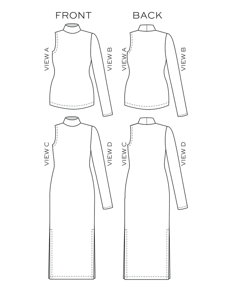Nikko Top + Dress by True Bias