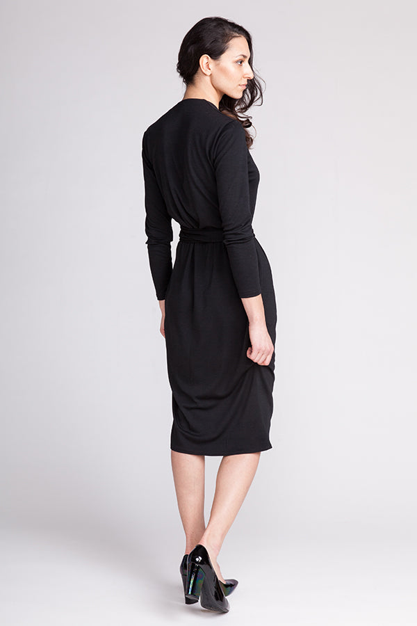 Olivia Wrap Dress Sewing Pattern by Named Clothing