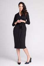 Olivia Wrap Dress Sewing Pattern by Named Clothing