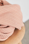 Organic Selanik Knit Fabric - Rose - 0.5 metre