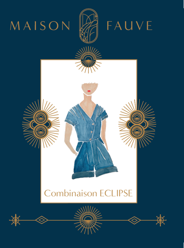 Eclipse Playsuit/Dress Sewing Pattern by Maison Fauve
