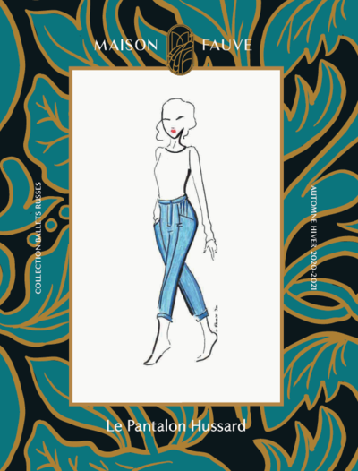 Hussard Trouser/Jeans Sewing Pattern by Maison Fauve