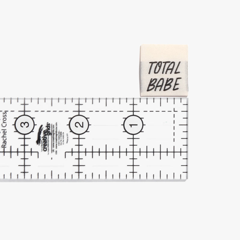 TOTAL BABE - Pack of 10 Woven Labels