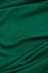 Self-Stripe Ottoman Knit - Frog - Priced per 0.5 metre