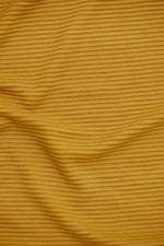 Self-Stripe Ottoman Knit - Amber - Priced per 0.5 metre