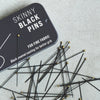 Skinny Black Pins