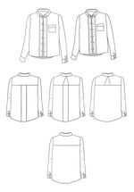 SKYLINE Shirt Sewing Pattern by Maison Fauve