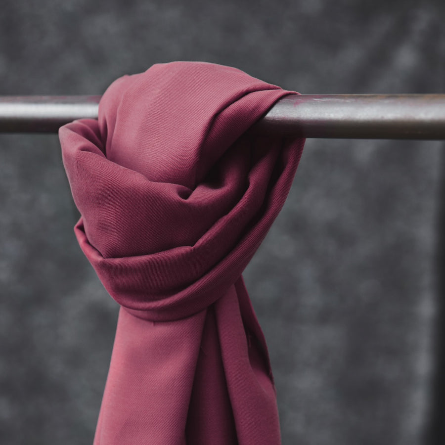 Smooth Drape Twill with TENCEL™ Lyocell fibres - Punch - Priced per 0.5 metre