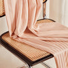 Stripes Blush Cotton Viscose Fabric - Atelier Brunette - Price per 0.5 metre