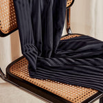 Stripes Night Cotton Viscose Fabric - Atelier Brunette - Price per 0.5 metre