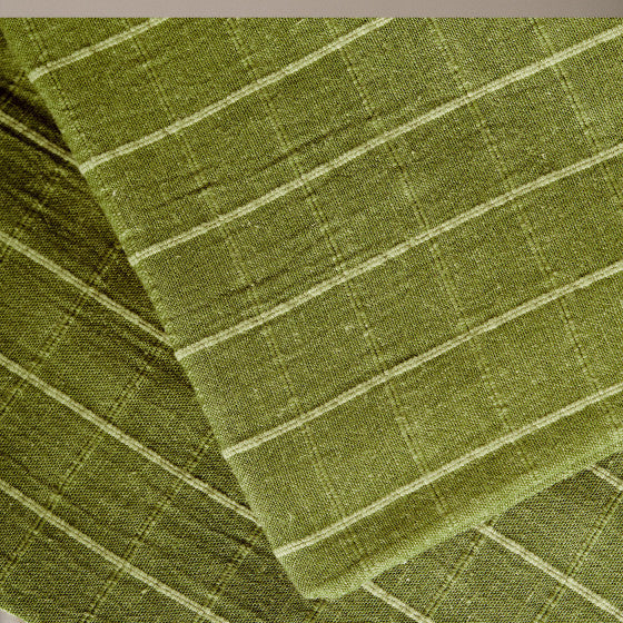Tile Matcha Viscose Linen blend fabric with Lenzing™️ EcoVero™️ fibres - Atelier Brunette - 0.5 metre