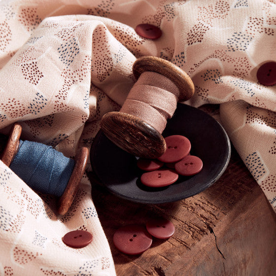 Vera Blush - Viscose fabric with Lenzing™️ EcoVero™️ fibres - Atelier Brunette - 0.5 metre